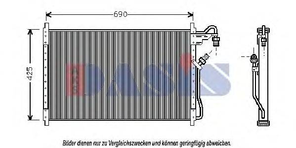 VALEO 817017 Конденсатор, кондиціонер