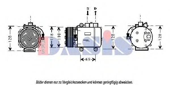 AKS DASIS FDK045 Компресор, кондиціонер