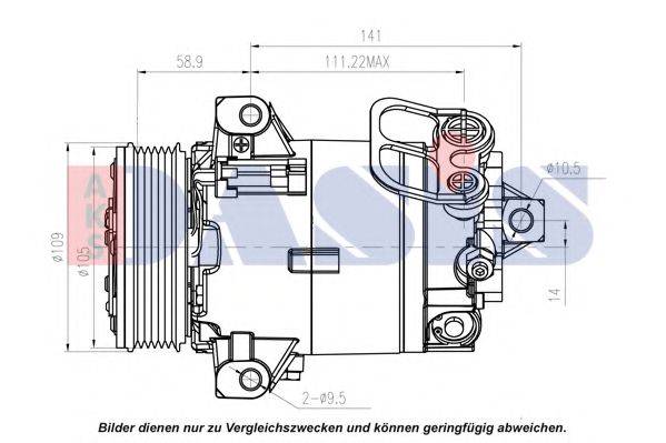 OPEL 133150 Компресор, кондиціонер