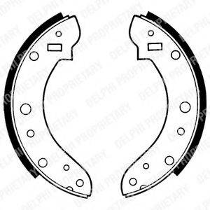 BENDIX 9076 Комплект гальмівних колодок