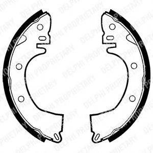 BENDIX 346203 Комплект гальмівних колодок