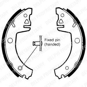 BENDIX 346238 Комплект гальмівних колодок