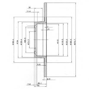 MOPROD MBD131 гальмівний диск
