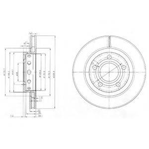 BENDIX 562176 гальмівний диск