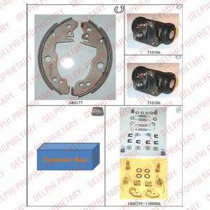 VALEO 553033 Комплект гальмівних колодок
