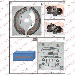 VALEO 553035 Комплект гальмівних колодок