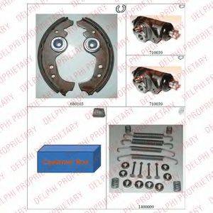 VALEO 553030 Комплект гальмівних колодок