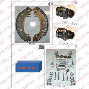 VALEO 553028 Комплект гальмівних колодок