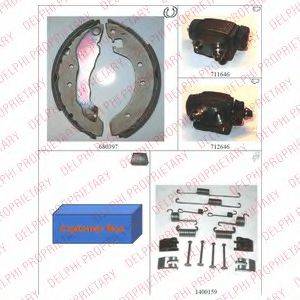 VALEO 553189 Комплект гальмівних колодок