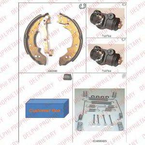 VALEO 553208 Комплект гальмівних колодок
