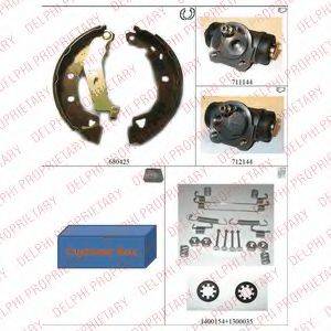VALEO 553146 Комплект гальмівних колодок
