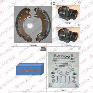 VALEO 553124 Комплект гальмівних колодок