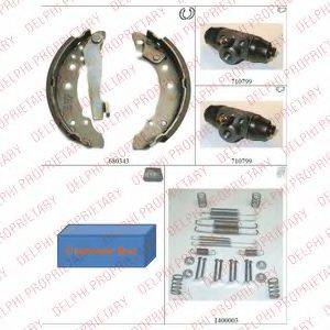 VALEO 553233 Комплект гальмівних колодок