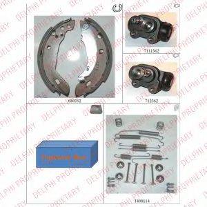 VALEO 553171 Комплект гальмівних колодок