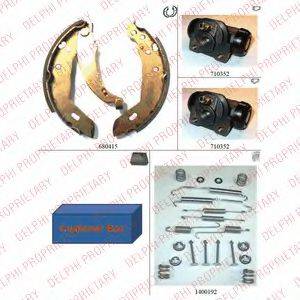 VALEO 553337 Комплект гальмівних колодок