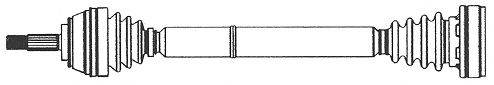 LOBRO 301692 Приводний вал