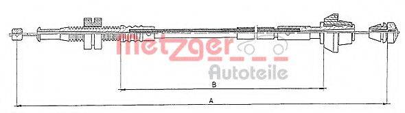 MALO 22694 Тросик газу