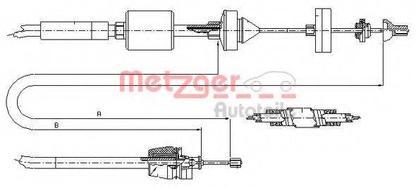 BENDIX 422828B Трос, управління зчепленням