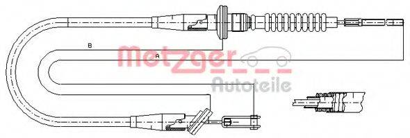 MALO 26526 Трос, управління зчепленням
