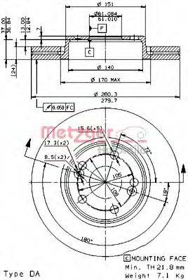 METZGER 22025 E