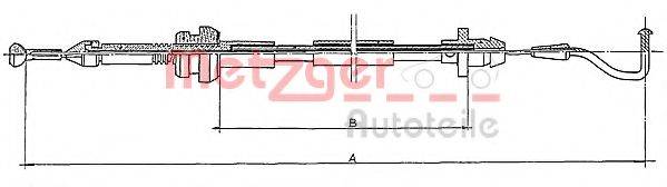 MALO 21913 Тросик газу