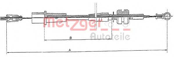 SPIDAN 43009 Тросик газу