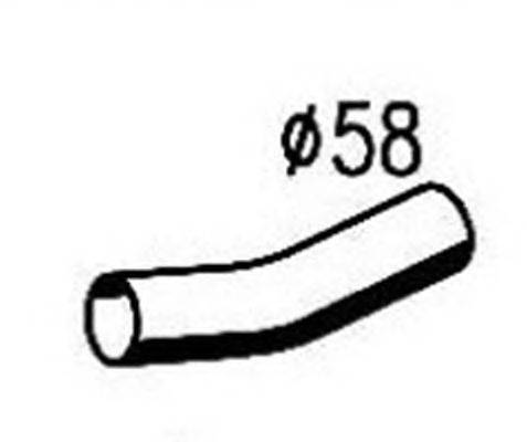 SIGAM 040.022 Труба вихлопного газу