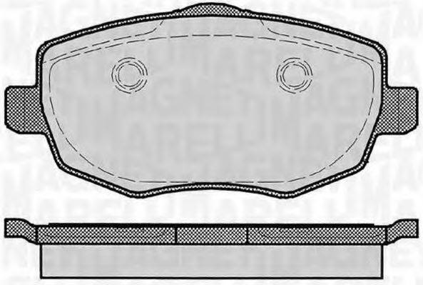 LUCAS ENGINE DRIVE 6115921 Комплект гальмівних колодок, дискове гальмо
