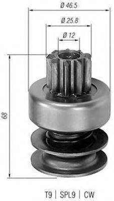 BENDIX 313910 Провідна шестерня стартер