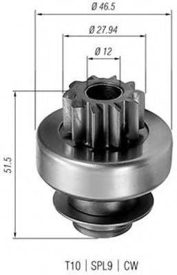 VALEO 185441 Провідна шестерня стартер