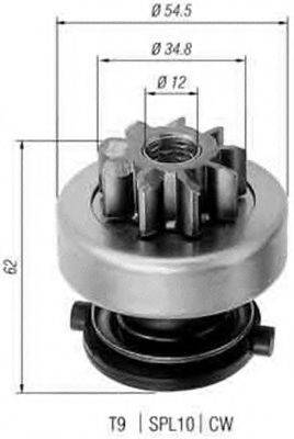 VALEO 594345 Провідна шестерня стартер