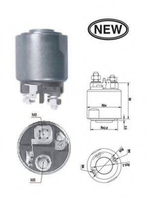 VALEO 594407 Тягове реле, стартер