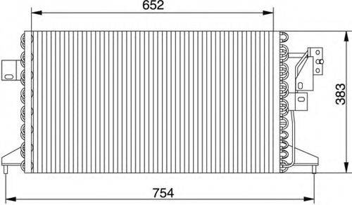 JEEP 4677209 Конденсатор, кондиціонер